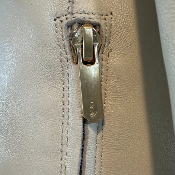 NWOT SAM EDELMAN Leigh Ivory Leather Knee High Tall Dress Boots 7.5 - Picture 10 of 15